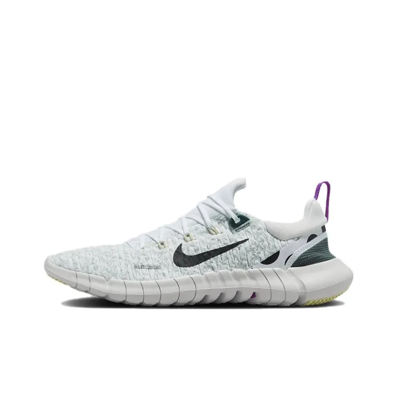 Nike Free Run 5.0 White Light Silver-0