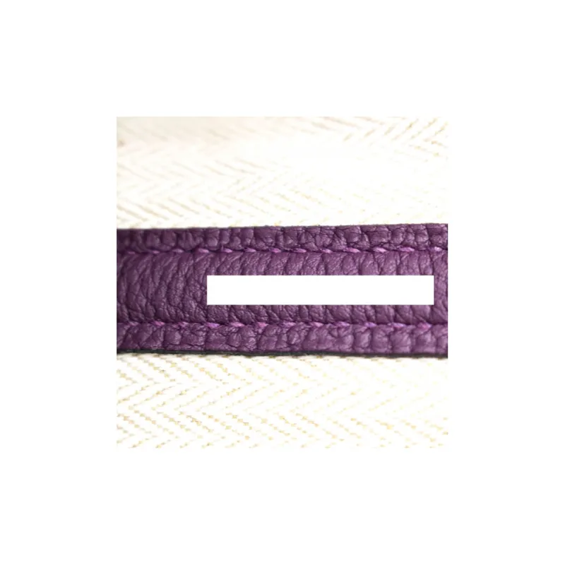 HERMES Garden Party Negonda Calfskin Garden Handbag Regular Women's N5 Cassis Black Currant Color-8