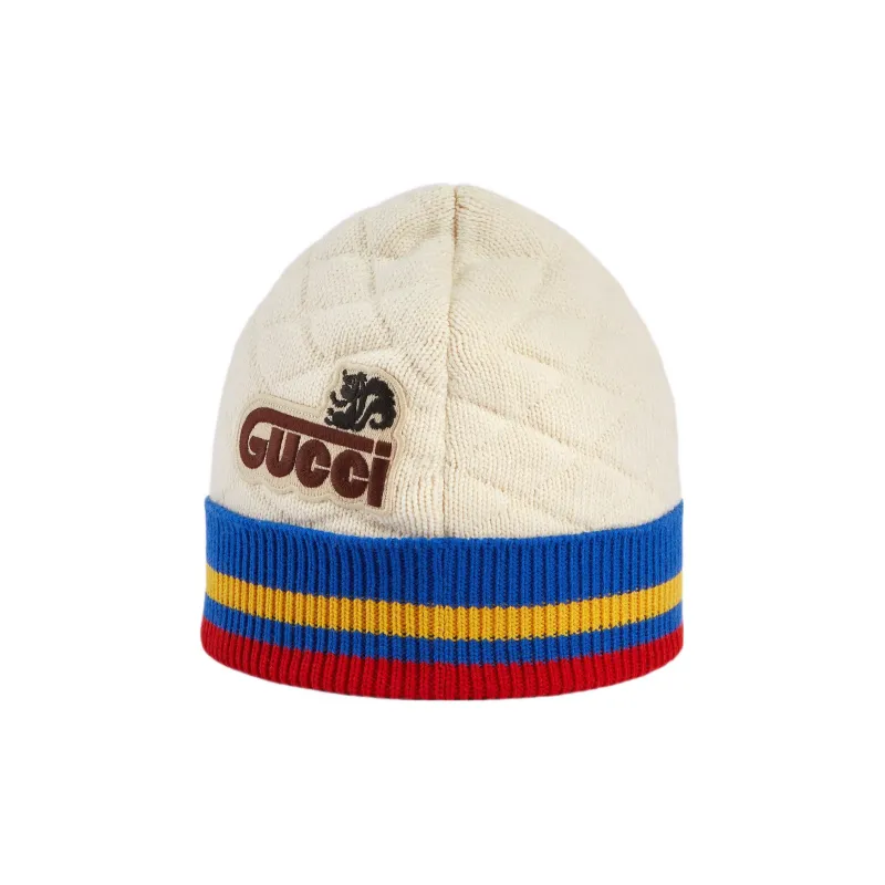 GUCCI Beanies Men White-1