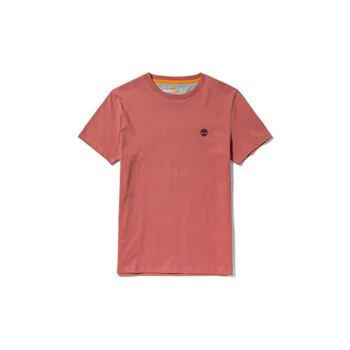 Timberland T-Shirts Men Light Mahogany