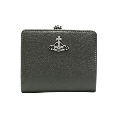 Vivienne Westwood Calfskin Wallet Women's Green