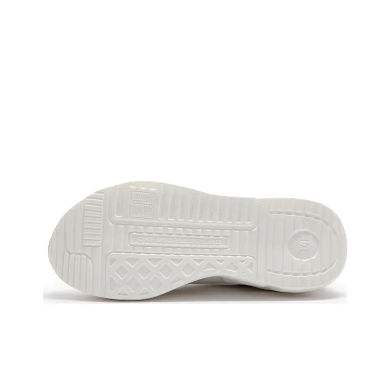 361° Wear-Resistant Slip-Resistant Lightweight Low-Top Sports Casual Shoes Women's White Gray-4