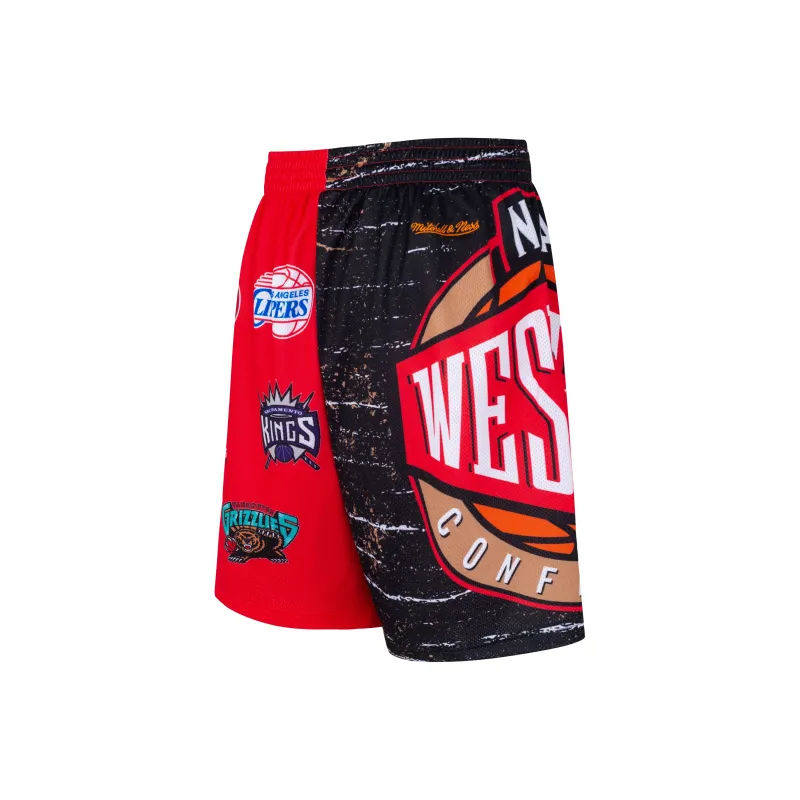 Mitchell & Ness Basketball Shorts Men's Black Red-2