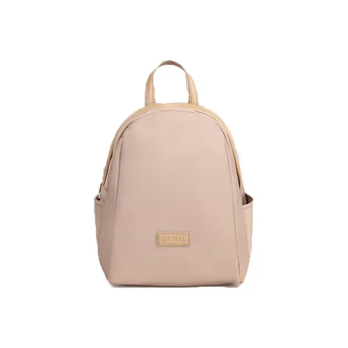 CAMEL Fabric Backpack Mini Women's Black/Khaki