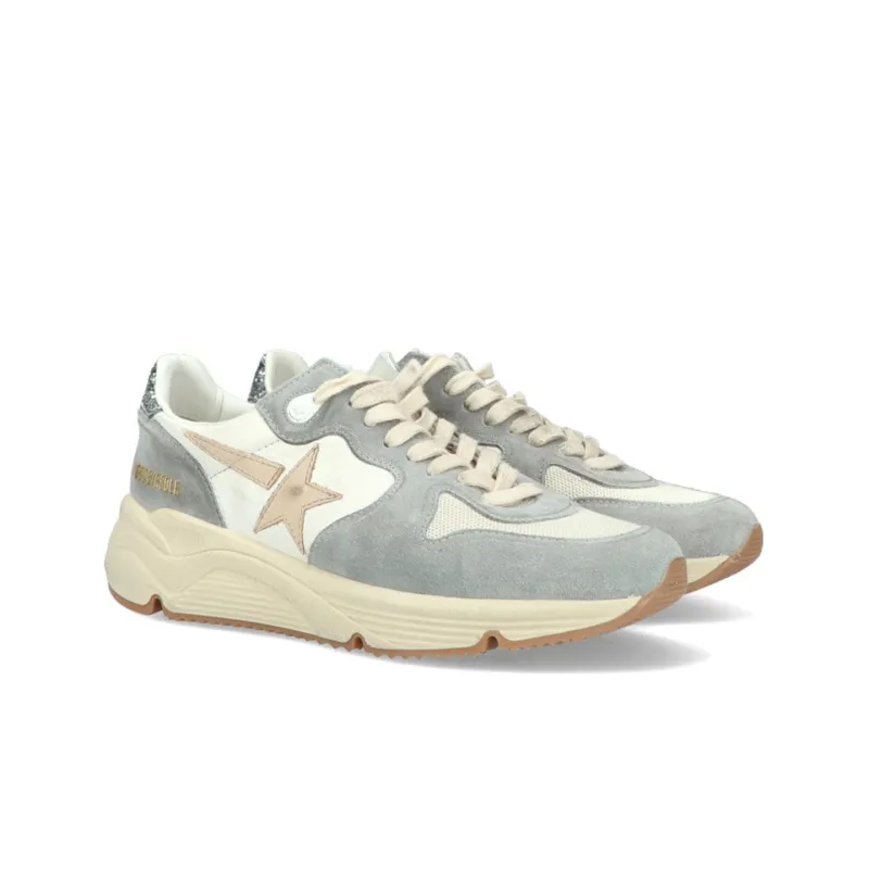 Golden Goose Running Sole Grey Cream Smoke Women's-2