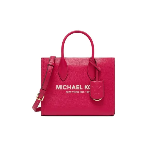 MICHAEL KORS Leather Handbag, Crossbody Bag Trumpets Women's Rose