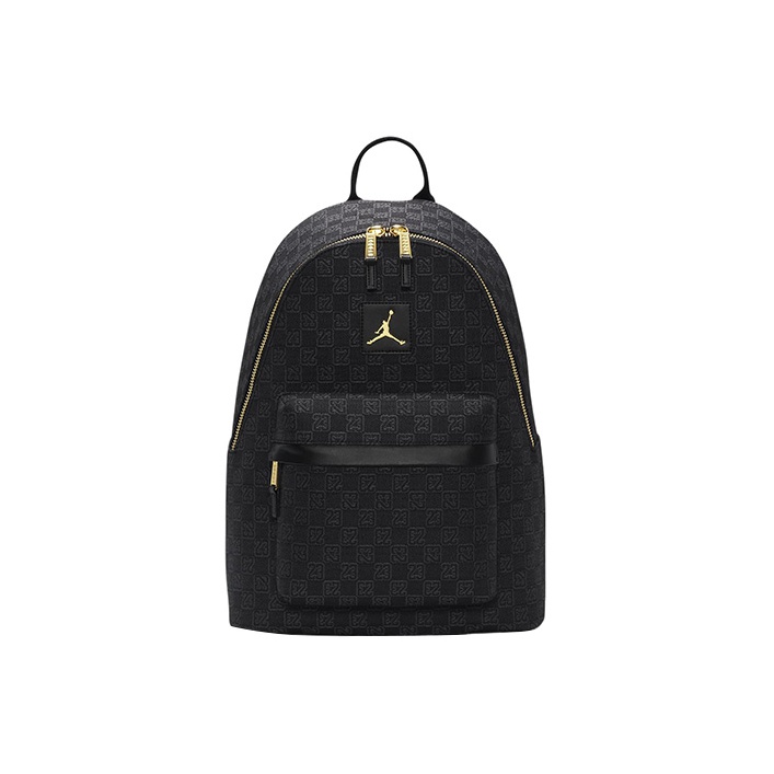 bebcdrshop trends jordan backpack all black POIZON