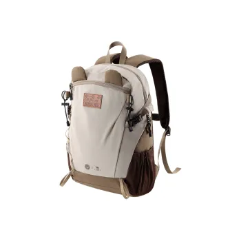 CAMEL Nylon Backpack Regular Unisex Khaki/Lake Blue/Light Gray