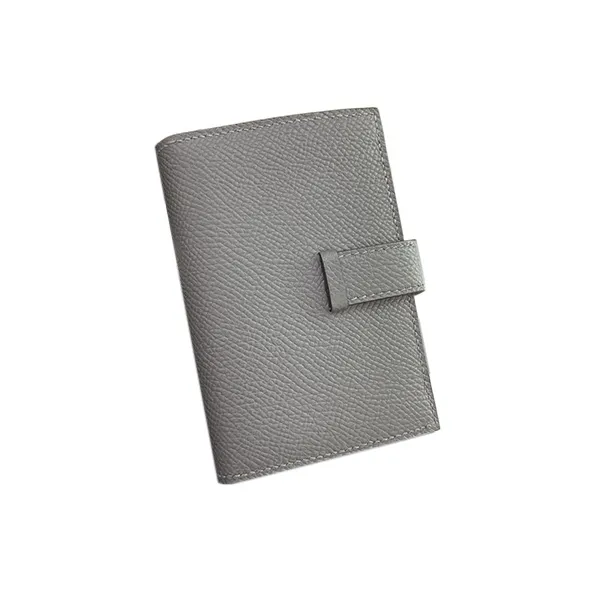 HERMES Bearn Epsom Calfskin Short Wallet Mini Women's 8F Gris ÉTain Tin Gray-1