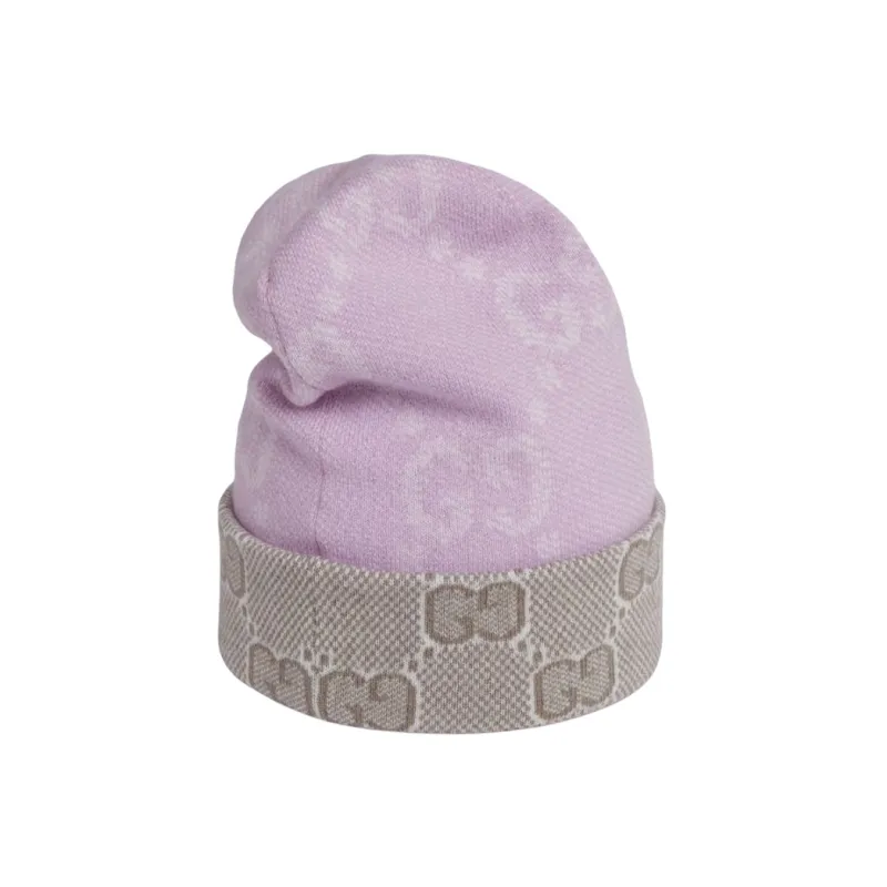 GUCCI Reversible Gg Wool Beanie-2