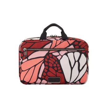 TUMI Voyageur Fabric Makeup Bags Handbags Women's Red