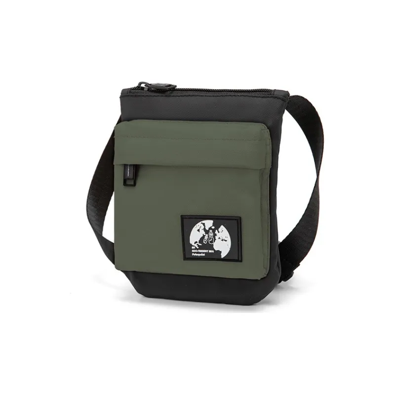 PETERPOINT Nylon Fabric Shoulder Bag Regular Unisex Multicolor-1