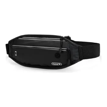 CAMEL PU Fanny Pack Regular Unisex Obsidian Black Rock Gray Cobalt Blue