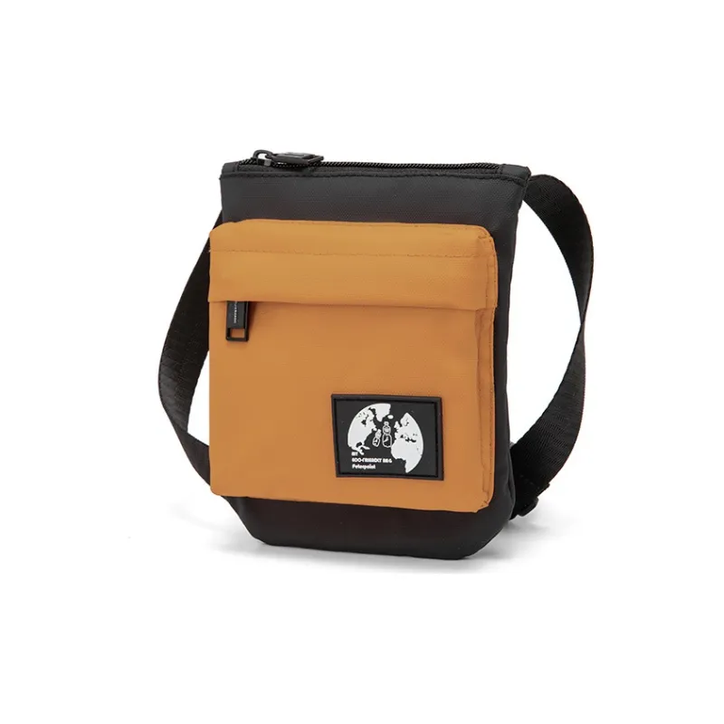 PETERPOINT Nylon Fabric Shoulder Bag Regular Unisex Multicolor-0