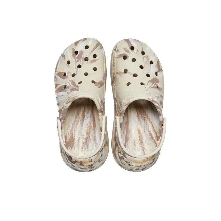 Crocs Classic Crush Marbled Clog 'Bone Multi'-3