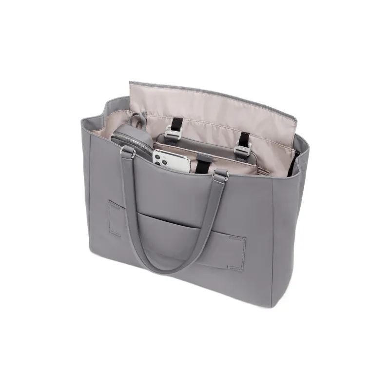 TUMI Nylon Tote Bag Shopping Bag Handbag Shoulder Bag Large Size Women's Gray-3