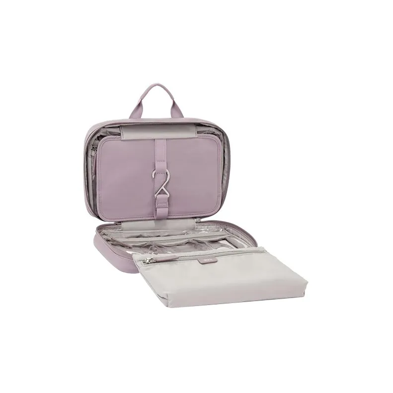 TUMI Voyageur Nylon Makeup Box Handbag Regular Women's Purple Lilac-2