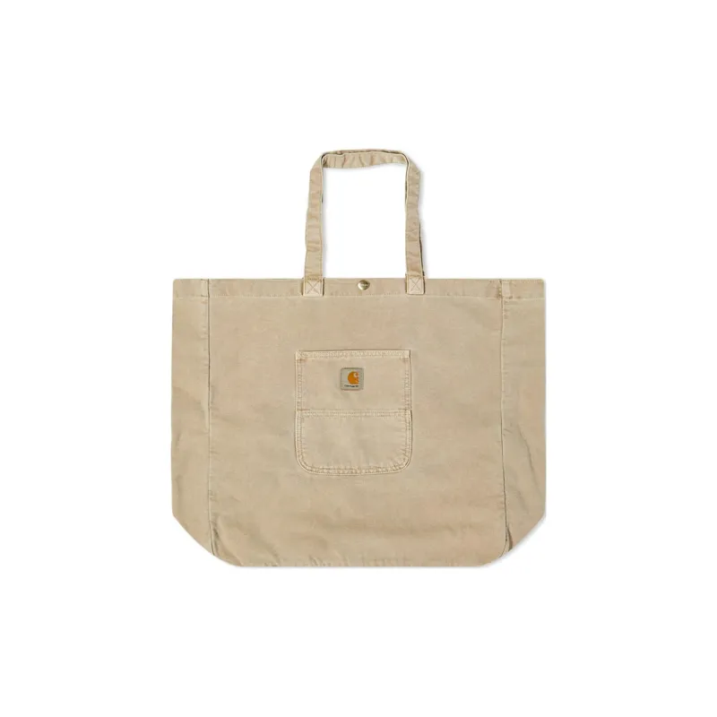 Carhartt Canvas Tote Bag, Shopping Bag, Canvas Bag, Handbag Regular Unisex Khaki-0