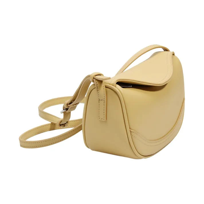 YOCAMU Cow Leather Shoulder Bag, Dumpling Bag, Crossbody Bag, Shoulder Bag Women's-5