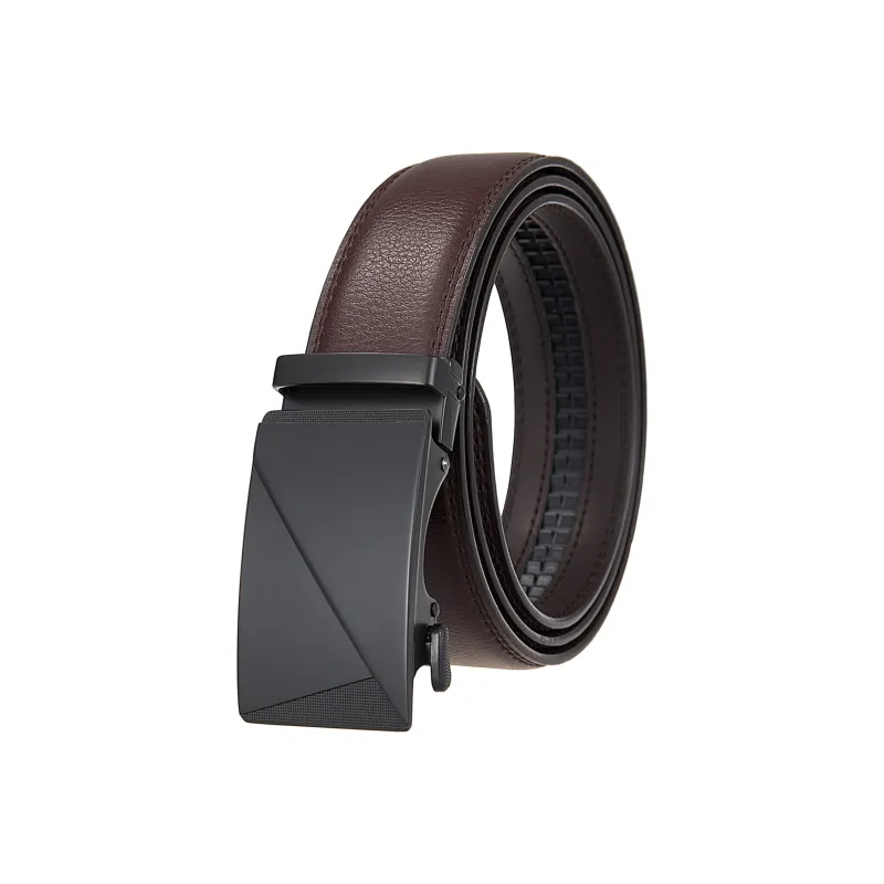 ALIEN BANG Cow Leather Leather Belts Men's 3.5CM-0