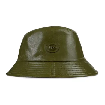 GUCCI Bucket Hats Men Olive