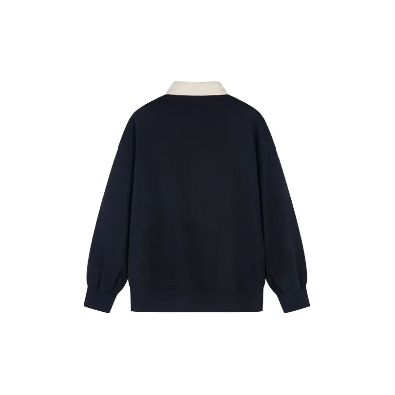 UOOYAA Sweatshirts Women's Navy Blue-1
