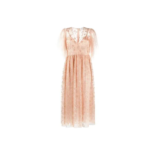 RED VALENTINO Short-Sleeved Dresses Women's Skin