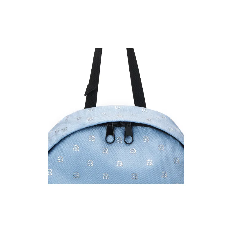 Alexander Wang Crystal Nylon Backpack Regular Unisex Blue-4