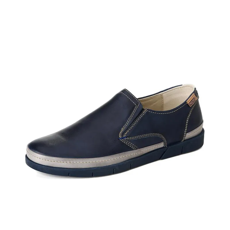 PIKOLINOS Men's Casual Shoes Men Low Top Ink Blue/Amber-4