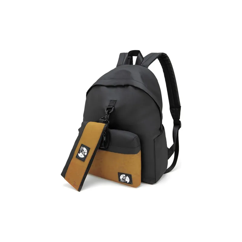PETERPOINT Nylon Fabric Backpack Regular Unisex Multicolor-3