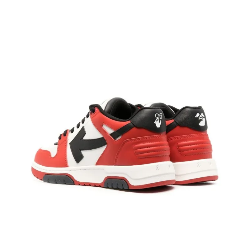 OFF WHITE Out Of Office Low Sneaker 'Red White Black'-3