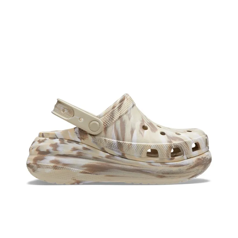 Crocs Classic Crush Marbled Clog 'Bone Multi'-1