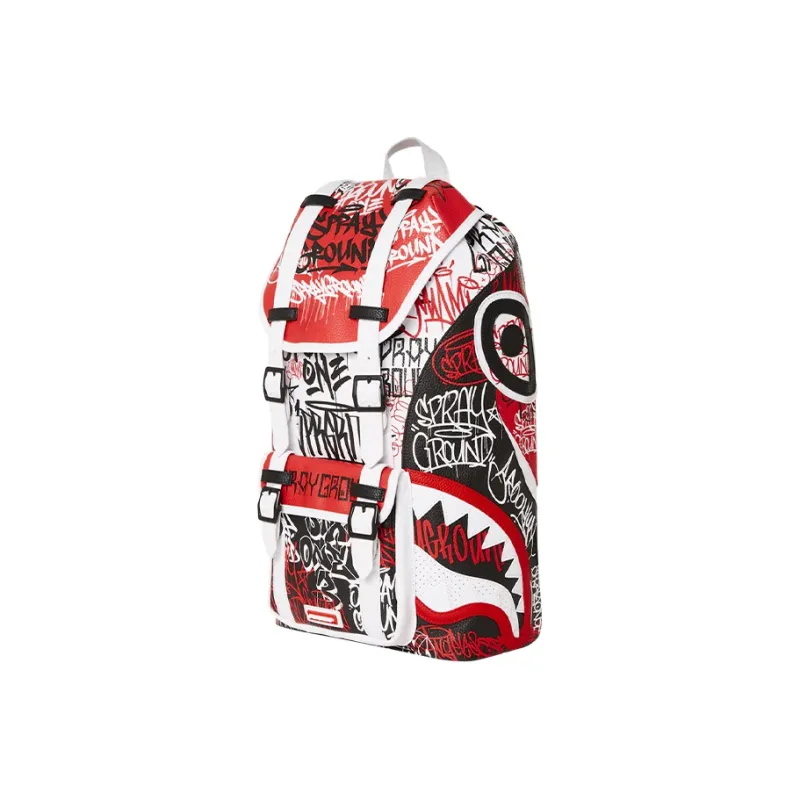 SPRAYGROUND PVC Polyvinyl Chloride Backpack Regular Unisex Red-1