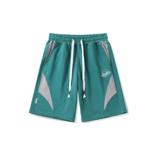 LAMLICKA Casual Shorts Unisex Green