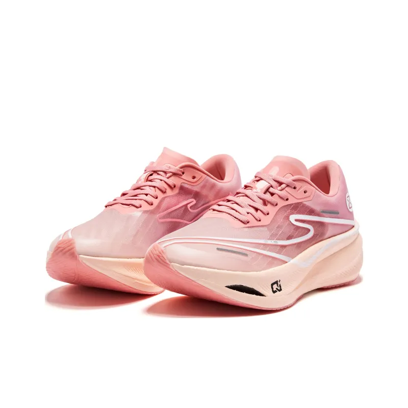 Erke Zhijing 1.0 Anti Slip Wear Resistant Low Top Running Shoes Women's Pink-2