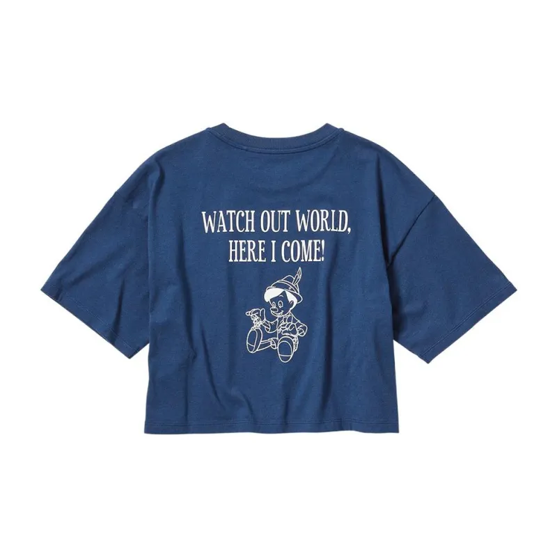 UNIQLO Crop Tops Women's Sea Blue-1