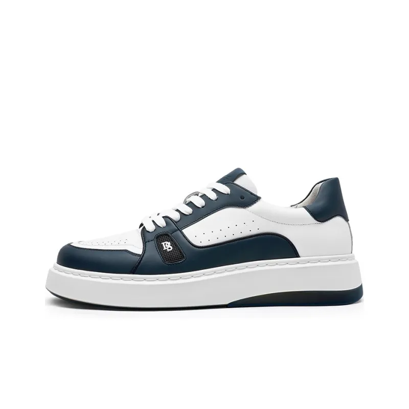 Desai Desai Skateboard Shoes Men's White Blue-0