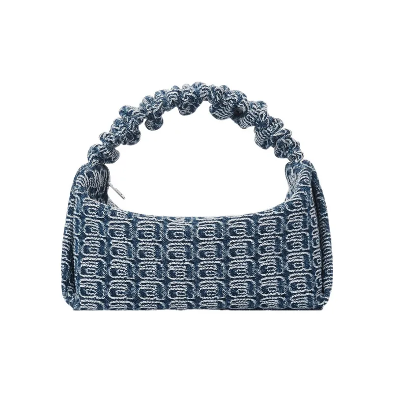 alexander wang Scrunchie Jacquard Denim Handbag Small Vintage Medium Indigo-0