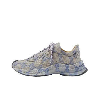 GUCCI Women's Run Sneaker 'Beige Blue Monogram' Women's