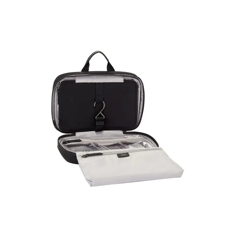 TUMI Voyageur Nylon Makeup Box Handbag Regular Women's Black-2