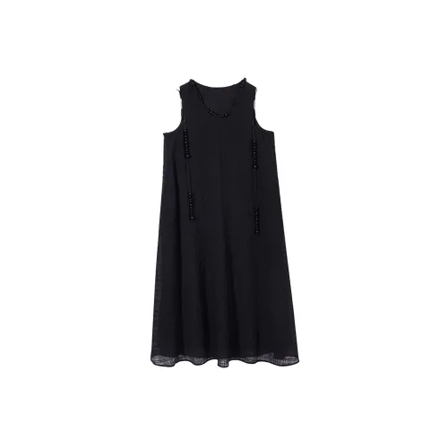 Ouyang Sleeveless Dresses Women's Black