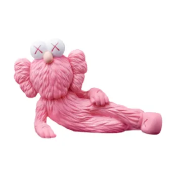 KAWS TIME Off Collection BFF Pink Trendy Figures