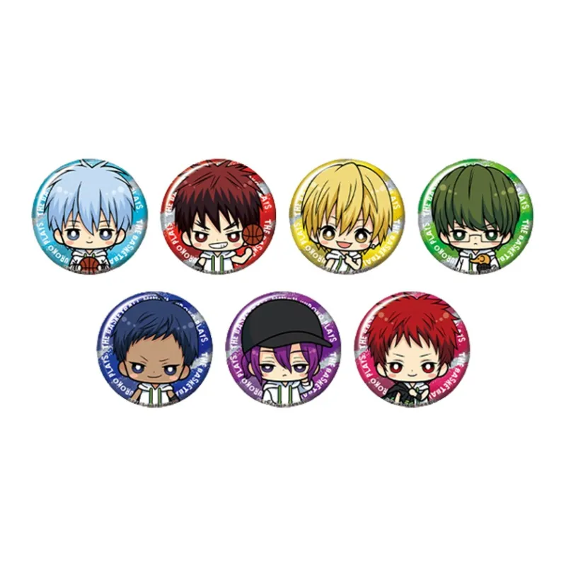 SHOUWU Chibi Badge IP Merch Full Set 7 Pcs Slam Dunk Badges-0