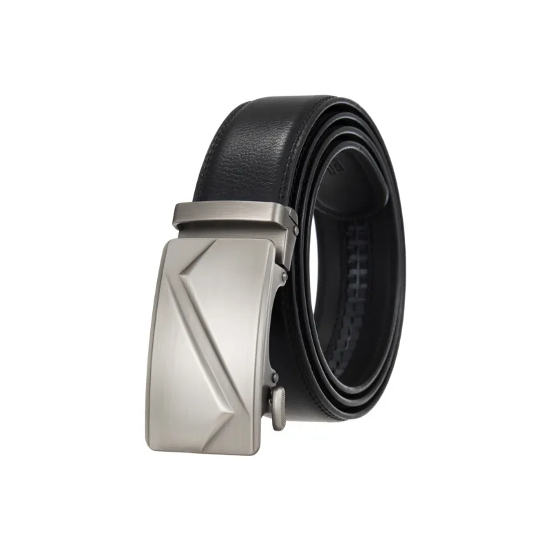 ALIEN BANG Cow Leather Leather Belts Men's 3.5CM-0