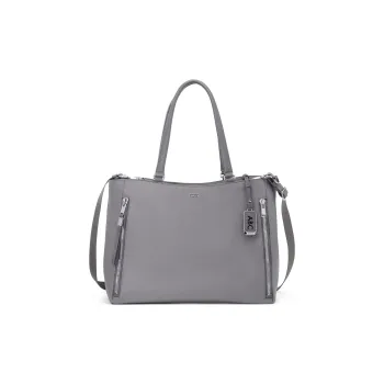 TUMI Nylon Tote Bag Shopping Bag Handbag Shoulder Bag Large Size Women's Gray