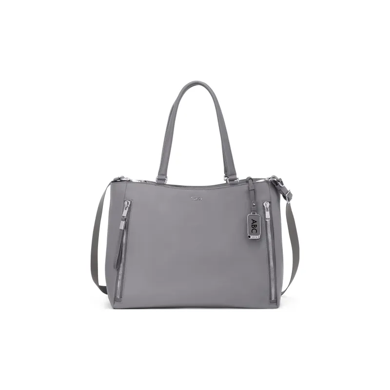 TUMI Nylon Tote Bag Shopping Bag Handbag Shoulder Bag Large Size Women's Gray-0
