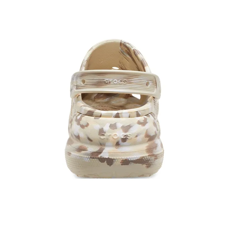 Crocs Classic Crush Marbled Clog 'Bone Multi'-4