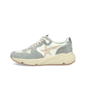 Golden Goose Running Sole Grey Cream Smoke Women's