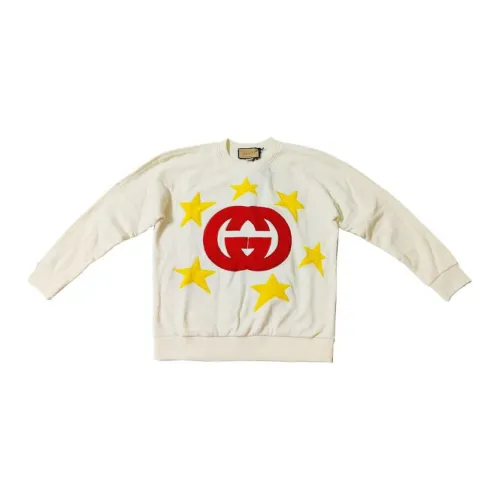 GUCCI Sweatshirts Unisex Off White