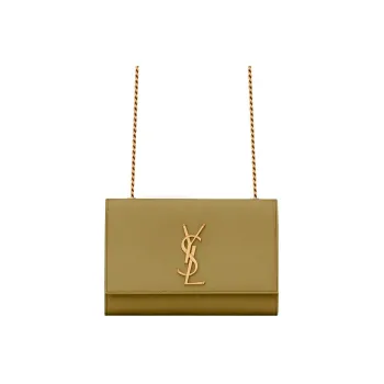 SAINT LAURENT KATE Cow Leather Small Square Bag Crossbody Bag Shoulder Bag Women's Light Brown
